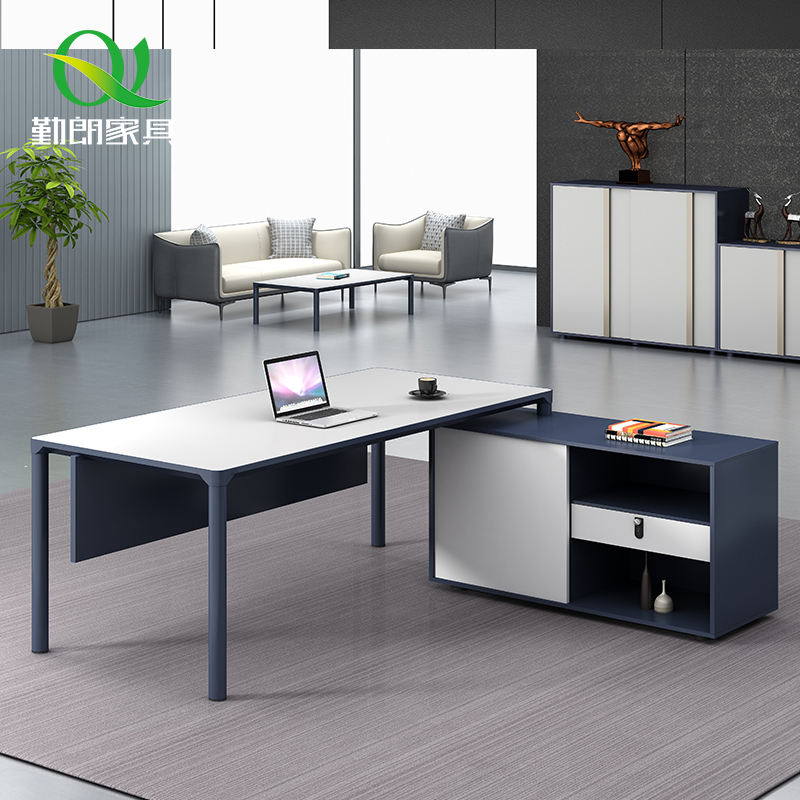 Career Manager Desk Minimalist Modern Single Desk Owner Small Furniture Light Extravagant Desk Chair Combination