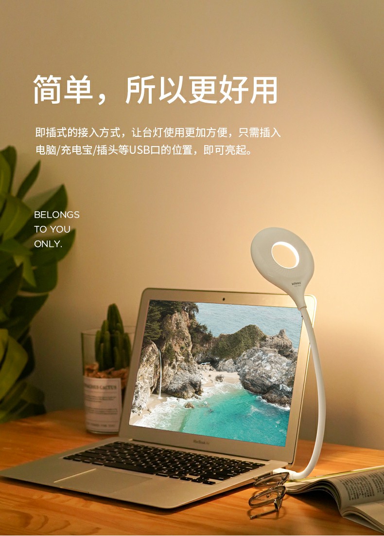 泰格信充电宝小台灯宿舍神器小夜灯插电led护眼书桌usb电脑灯礼品-阿里巴巴