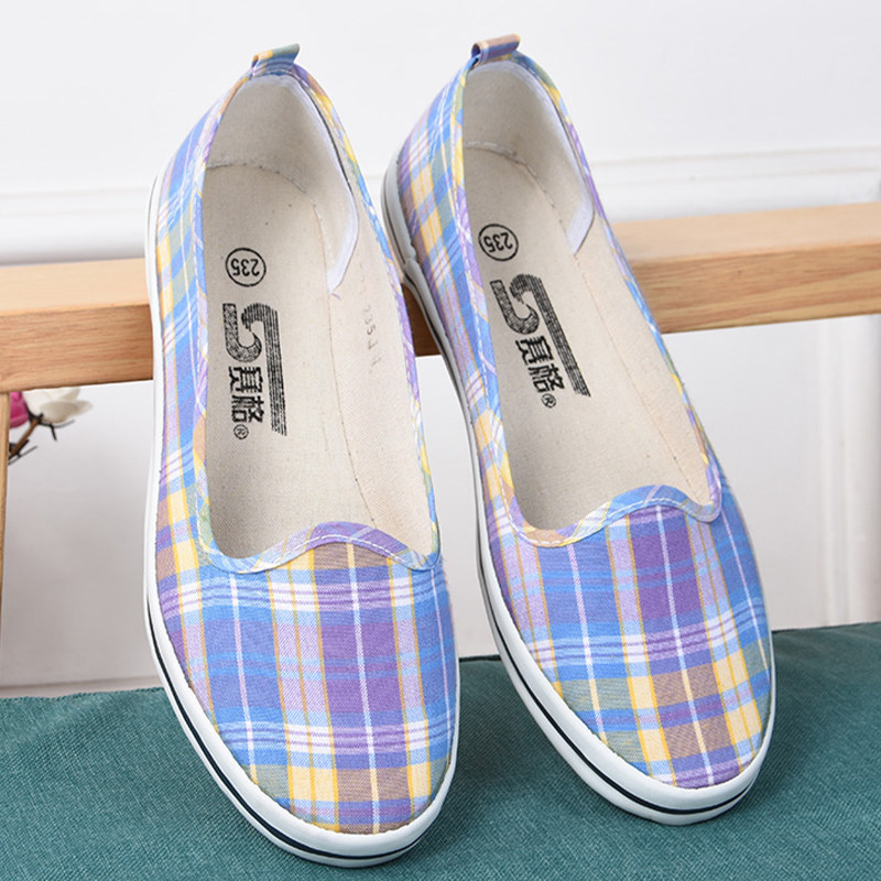 SEG old Beijing cloth shoes official flagship store women's shoes summer women's soft bottom old mother white shoes women