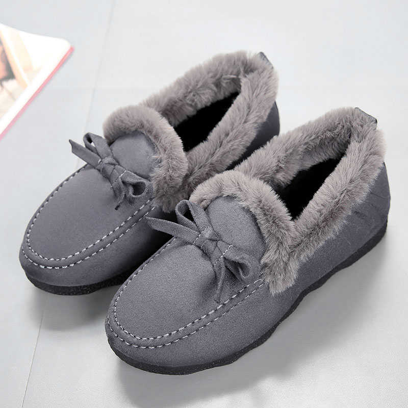 Cotton shoes bean shoes female winter and velvet old Beijing cloth shoes flagship store official old elderly anti - slip 2022 new warmth