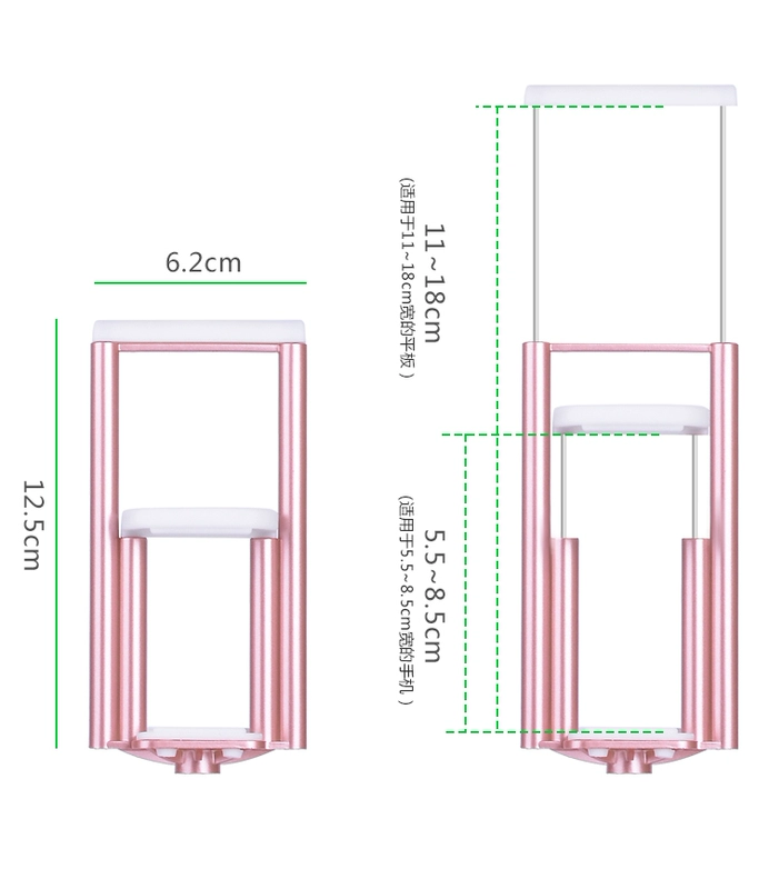 Tablet phổ clip tripod chuyển đổi hỗ trợ cố định kệ bracket tam giác sáng tạo cơ sở phụ kiện clip