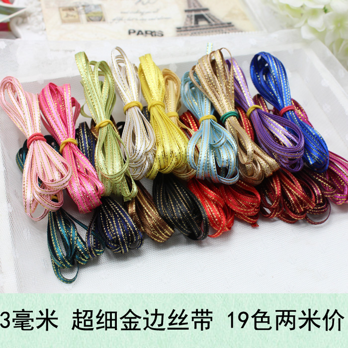 3 mm fine gold silk Phnom Penh with butterfly knots with handmade diy bar Chirpy Chrope Materials Two Meters price
