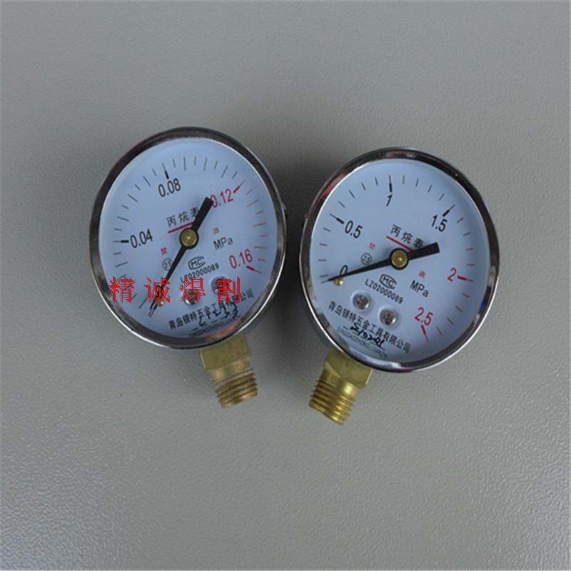 The pressure - relief valve sheet of oxygen acetylene propane nitrogen argon - gas heating gauge pressure surface reducer