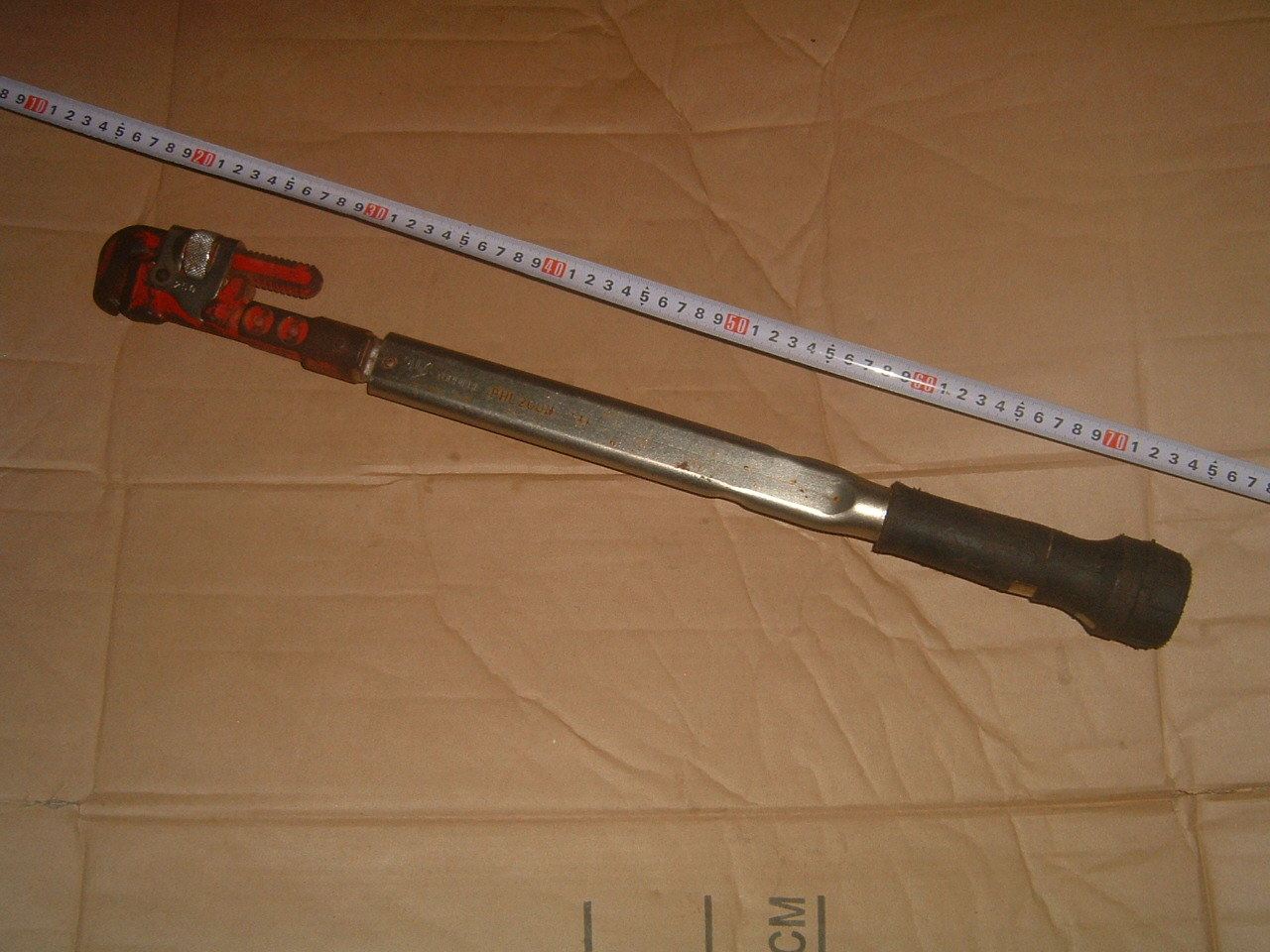 Japan imported Dongri pipe pliers TOHNICHI torque pipe pliers 40-200KG can adjust the torque