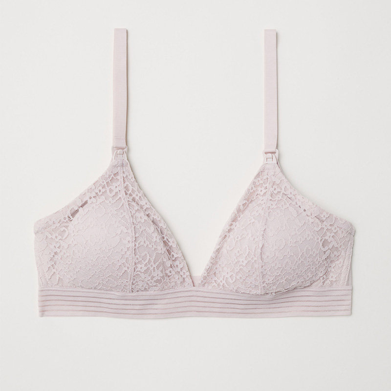 Sexy Little Breast Lace Pregnant Woman Bra Without Steel Ring Lactation Underwear Thin can be inserted in breast pad 7085ABC for small size