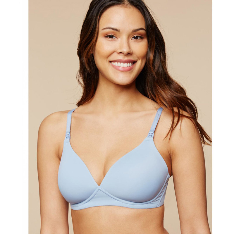 American Glossy no steel ring Breast-feeding Bra Pregnant Women's Underwear Mold Cup on Drooping Big Chest 75-90CDEF