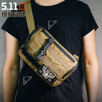 American 5 11 new military fan waist bag 56573 crossbody water-repellent tactical shoulder bag multi-functional tactical bag 511