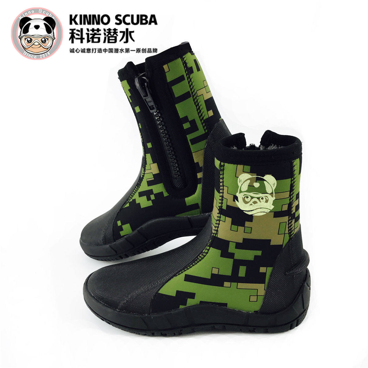 KINNOSCUBA5mm beach diving boots men and women beach hiking Boots reef non-slip shoes snorkeling breathable