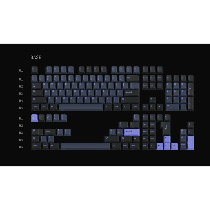 Gmk Cyl Nightshade Two-Color Abs Keycaps