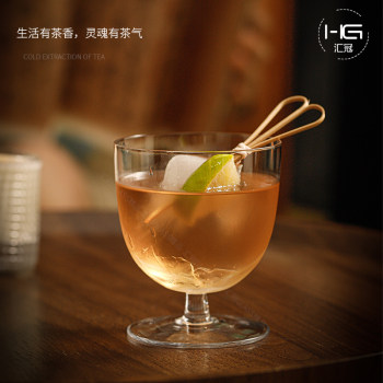 ຈອກຄັອກເທນຄລາສສິກ, goblet ທີ່ມີຊື່ສຽງທາງອິນເຕີເນັດ, ແກ້ວກາເຟອາເມລິກາທີ່ເຢັນບາງ, ຈອກຊາເບຍເຢັນຈີນໃຫມ່