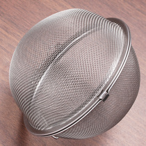 Stainless steel seasoning ball marinated bag stew meat flavor tea box boiled meat ball flavor ball pack filter soup