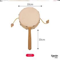 Rattle old-fashioned traditional Chinese style newborn infants boys and girls childrens wooden toys wooden rattle