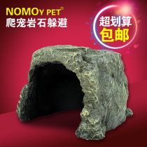 Climbing box landscaping reptile equipment oversized imitation rock hiding cave turtle winter climbing pet hiding cave sunbathing platform