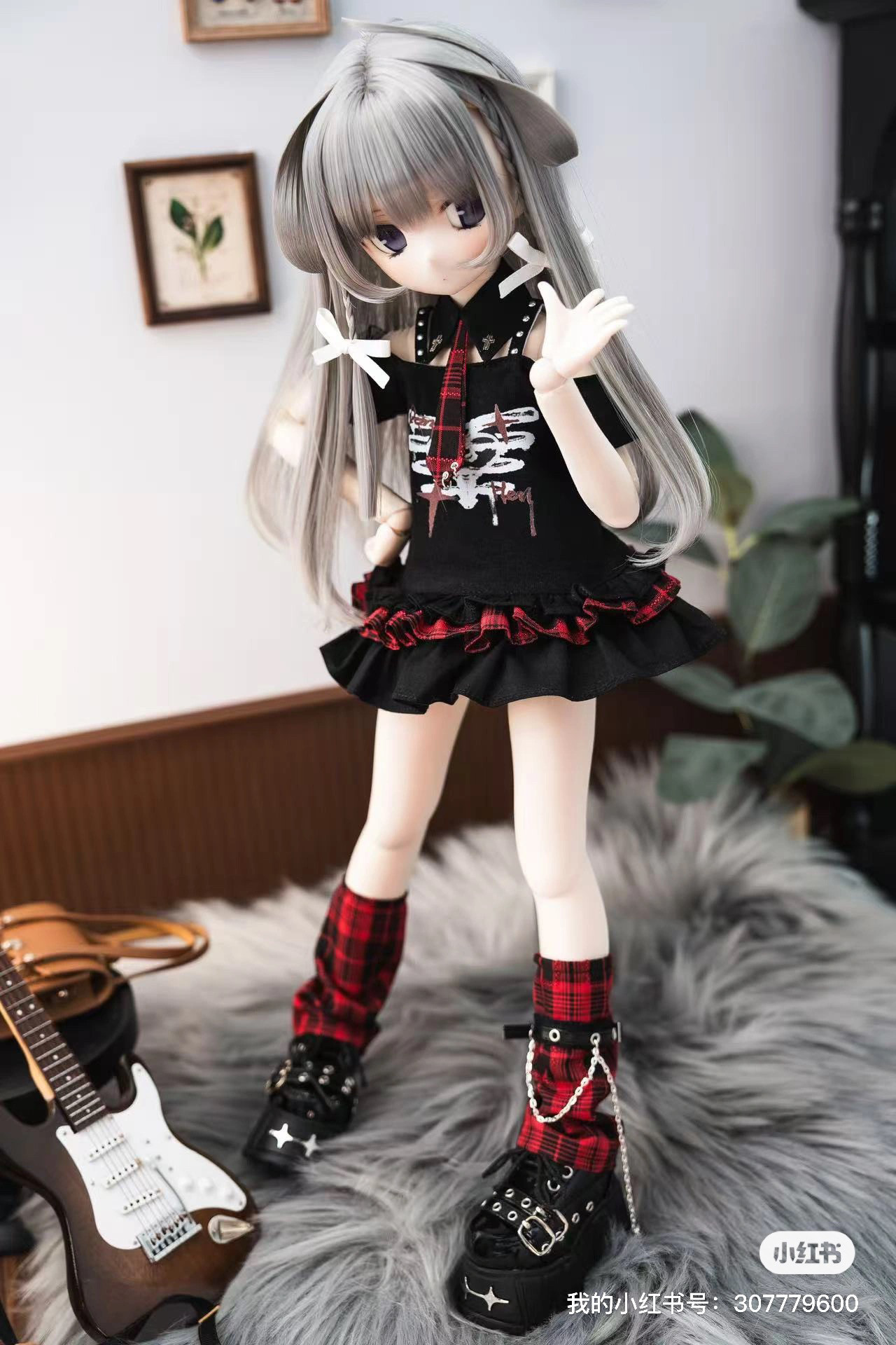 Одежда для кукол BJD （菜包猪肉铺）bjd4分熊妹大力力mddmsd莉莉姆娃衣套装亚比小偶像