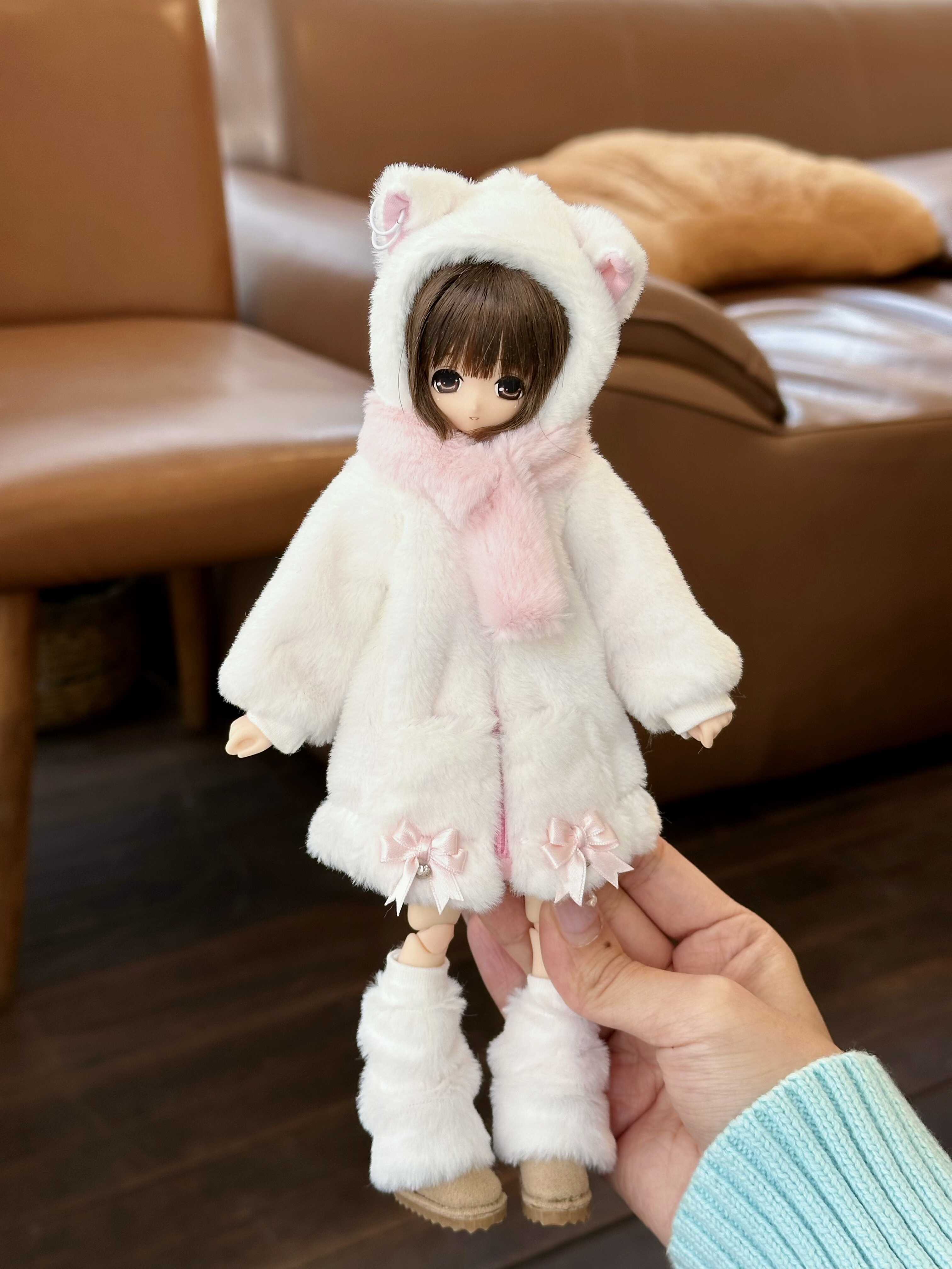 Одежда для кукол BJD （菜包猪肉铺）ob24 p20 azone 娃衣套装 奶芙喵团团