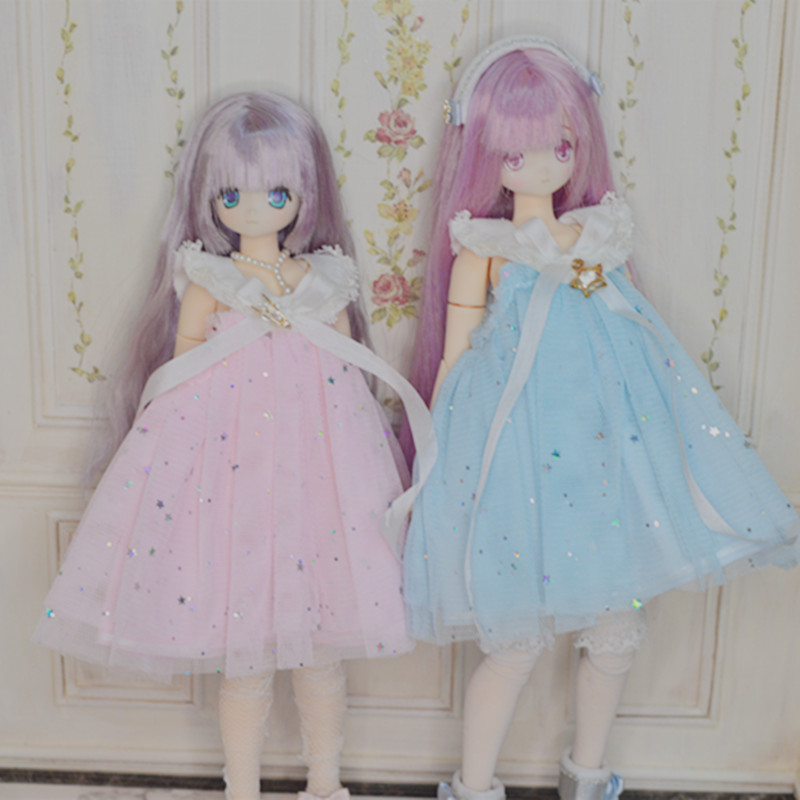 【在庫あり】ob24 アゾン sとm bjd6分割ベビー服 メッシュドレス