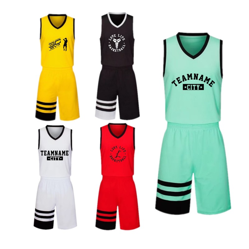 CUHK Children's Basketball Suit Elementary School Students Speed Dry Jersey Men Girls Training Team Clothing Baby Sports Wear Vest Suit-Taobao