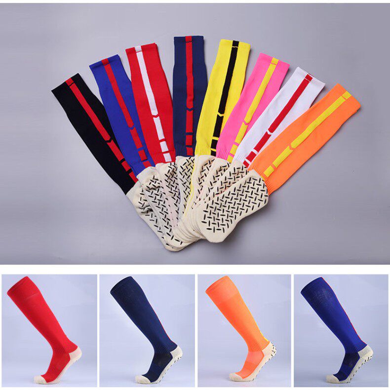 Football Sox stockings Thickened Non-slip Football Gods Socks for men and women Knee Ball Socks new suction Sweat towel socks
