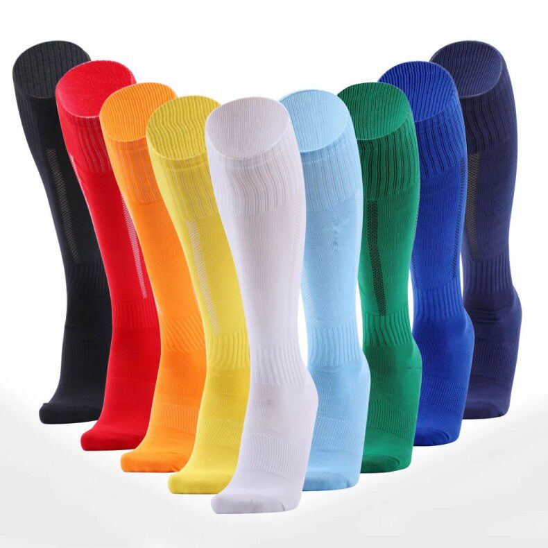 Adult children's football socks men's stockings football socks non-slip sports socks training knee women's socks towel bottom