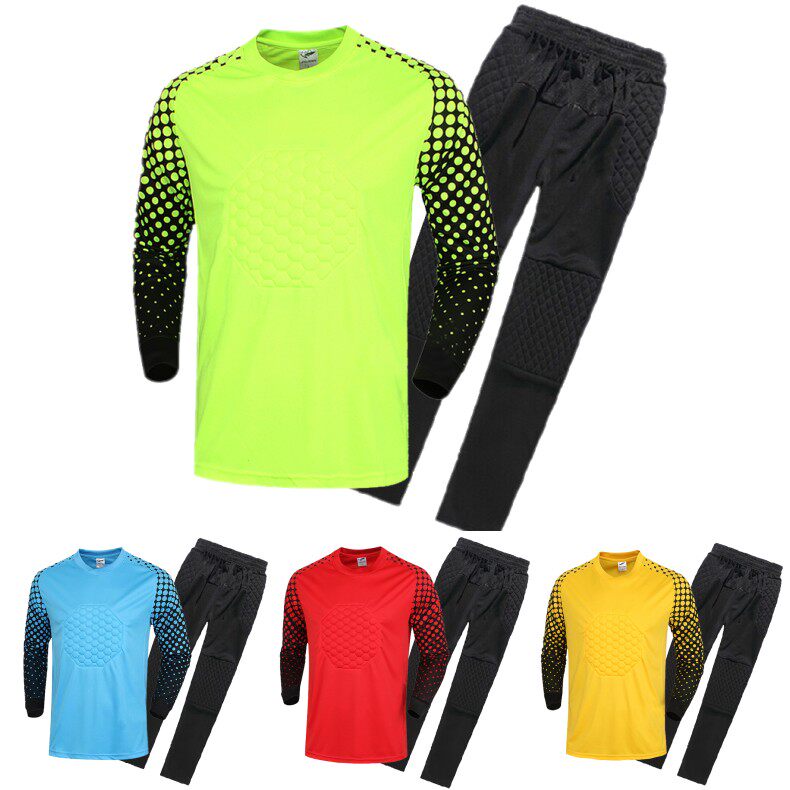 Football goalkeeper goalkeeper goalkeeper suit for long sleeve suit for children goalkeeper suit