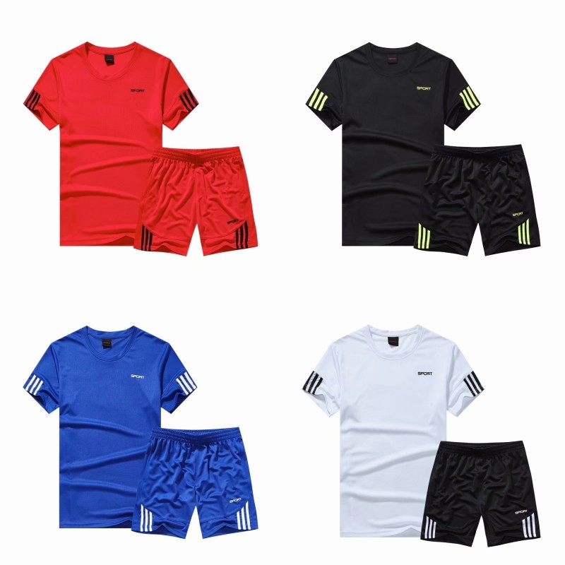 Football suit suit men's and women's football team training game jersey Football sportswear group purchase custom printing number