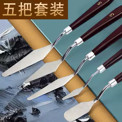 Oil painting stick scraper oil painting scraper small set paint scraper palette knife art painting scraper paint blade knife