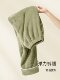 Thickened flannel pajama pants, women's trousers, autumn and winter warm coral velvet pants, loose and casual, can be worn outside home pants