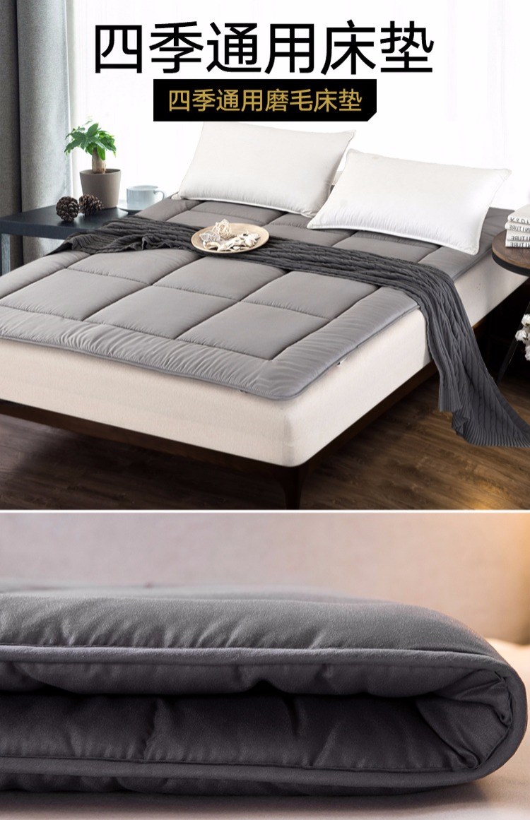 Biển xốp Giường chống mite sinh nệm nệm dày pad giơ đầu chịu báng cả hai mặt của bức tranh 1.2m lười biếng - Nệm đệm