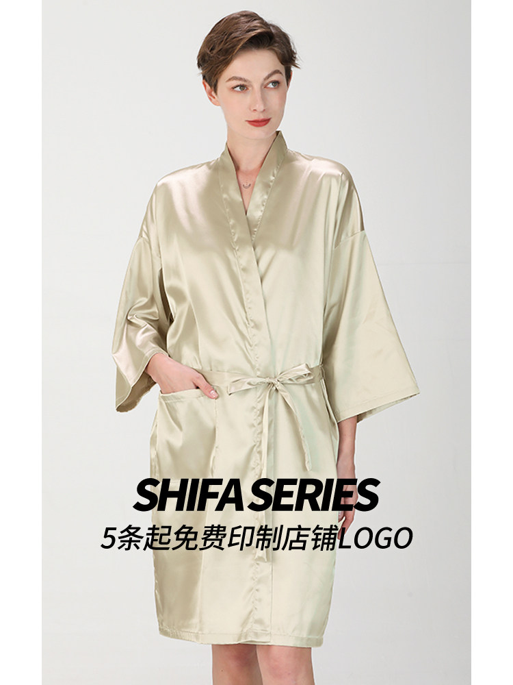 Hair salon customer service Hair robe net red tide brand high-end hair salon special hot hair dye clothes Hair cut customer service customization