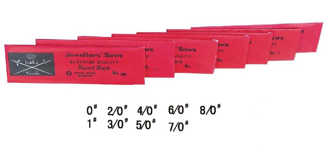 Jewelry Tool-Gold Tool-Jewelry Saw Blade-Saw Blade-Up Silver Version Saw German Red Double Sword Jo 0