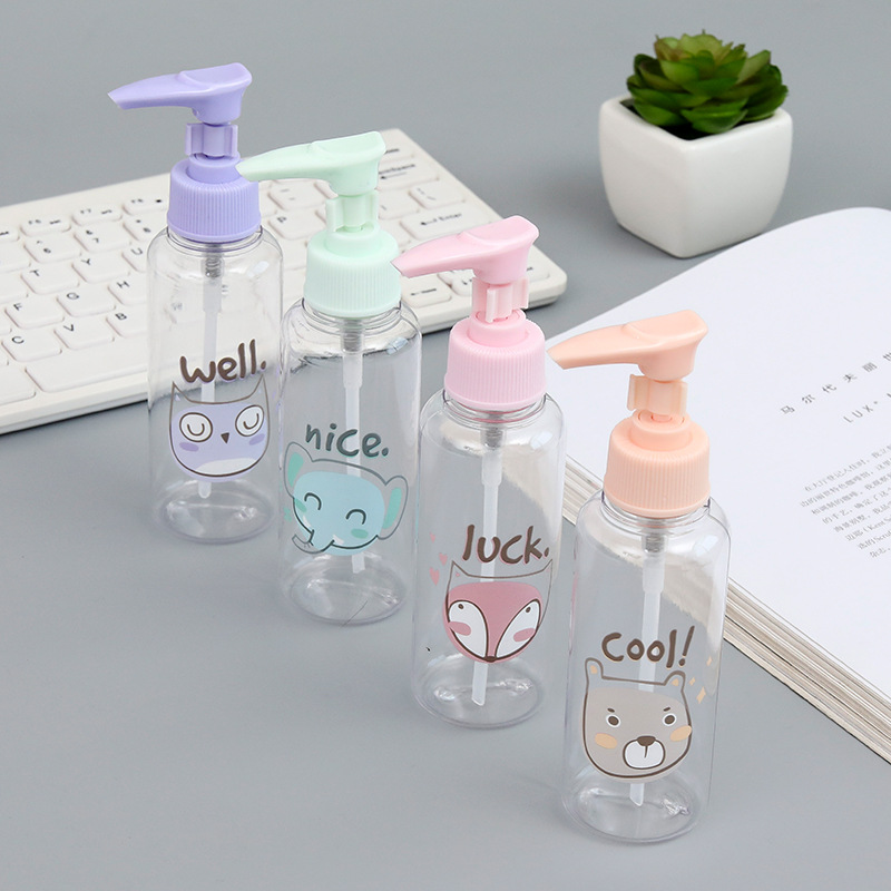 Press-type sub-packaging bottle Skin care cosmetics sample empty bottle Travel small bottle Portable spray bottle Foundation liquid duckbill bottle