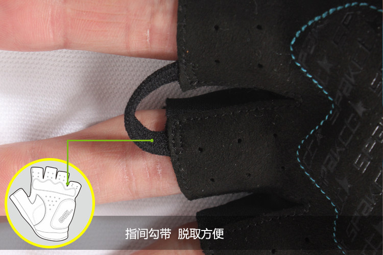 Gants de cyclisme mixte SPAKCT - Ref 2244637 Image 17