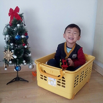 Alice Childrens Toy Storage Rack Sundries Organizer Basket Baby Toy Cart With Pulley 3pcs