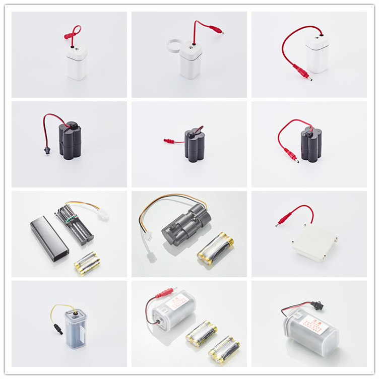 Induction urine 6V battery box 3V squat toilet 4 5V induction tap battery box plug can be customized