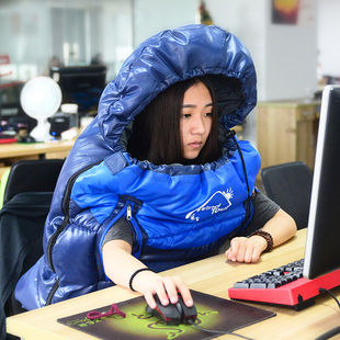 户外睡袋成人秋冬季加厚大人防寒保暖室内午休露营双人旅行隔脏