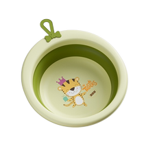 2 pack of 3 newborn baby products foldable washbasin for washing PP with baby small basin butt cartoon