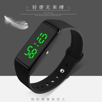 Brand waterproof watch iccard S50 bracelet Fudan FO8 Korean men and women LED watch student sports watch