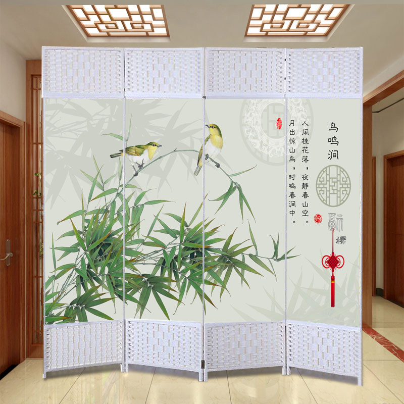 Folding folding screen partition living room entrance door shielded board Xuanguan bedroom modern minimalist Decorative Curtain Activity Wall Office