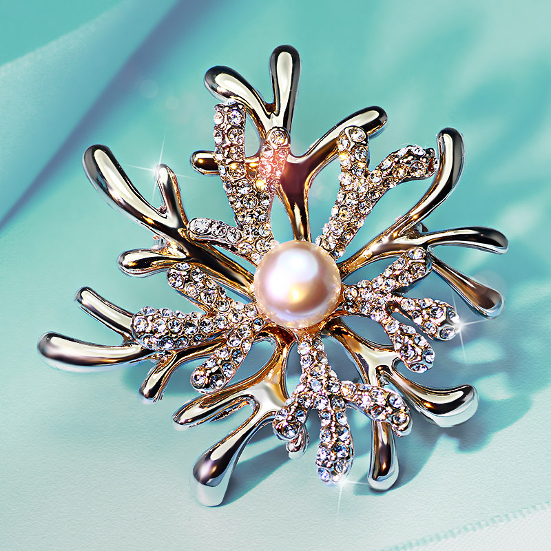 Broche femme en Nacre - Ref 1187107 Image 7