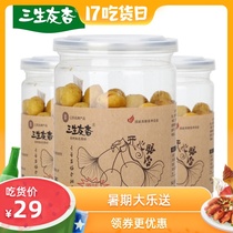 Sanshengyou Apricot happy ginkgo kernel 120g*2 cans Original white fruit kernel Ginkgo kernel Xuzhou specialty leisure snacks