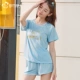 [Sản phẩm mới] City Beauty Official Flagship Store Ladies Cotton Short Sleeve Homewear Pyjamas Set LH02F5 - Cặp đôi