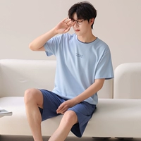 Мужской стиль с короткими рукавами 丨 Небесно-голубой.