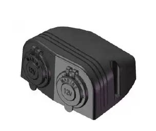 Car double-position cigarette lighter with cover double-position waterproof cigarette lighter welded waterproof cigarette lighter