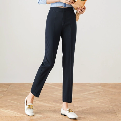 Штаны, осеннее термобелье, приталенный пиджак классического кроя, высокая талия, свободный прямой крой