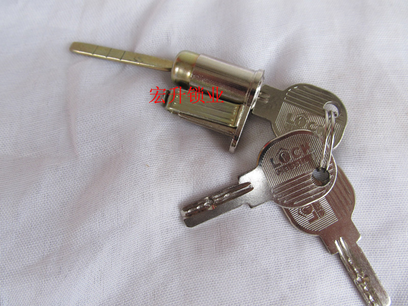 Bathroom single tongue lock cylinder passage lock head door lock cylinder handle lock cylinder indoor door lock gall aluminum alloy door