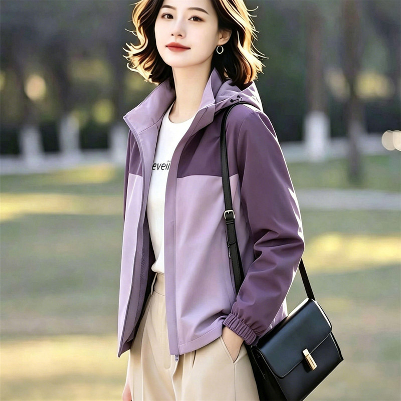 Women's Autumn 2026 New Stylish Casual Jacket for Middle-Aged Ladies, Mom's Autumn and Winter Fleece-Lined Coat, Windbreaker Women's Autumn 2026 New Stylish Casual Jacket for Middle-Aged Ladies, Mom's Autumn and Winter Fleece-Lined Coat, Windbreaker