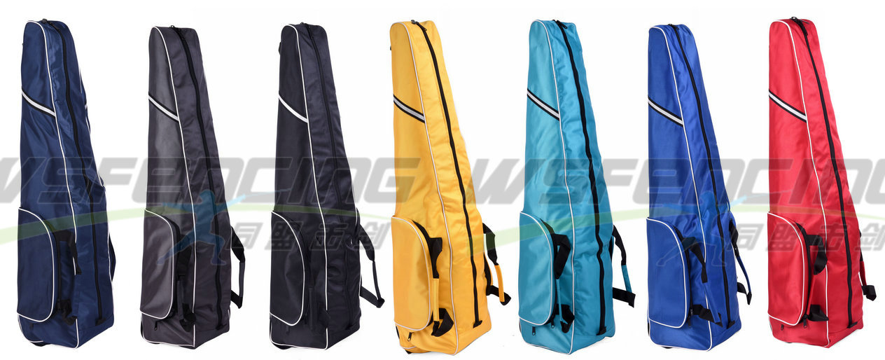 Nanjing blue purple small roller fencing bag nylon plate bracket light and durable spot nationwide