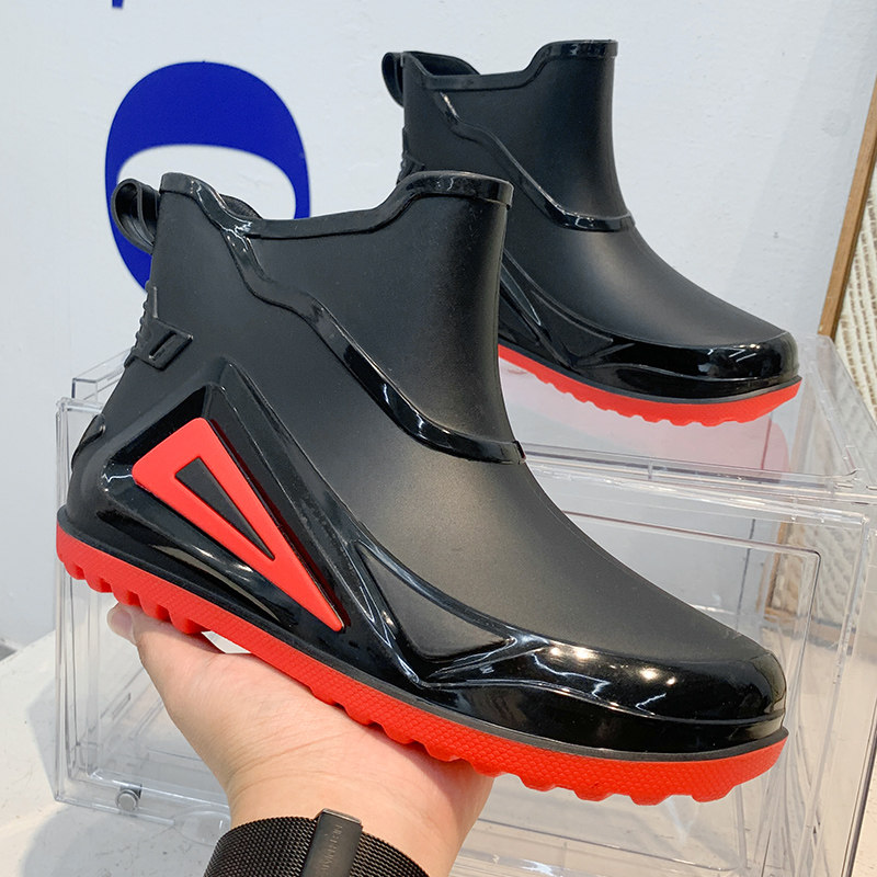 Giày đi mưa nam mùa hè công trường bảo hộ lao động ủng đi mưa chống nước làm việc nhà bếp chống trượt chống mài mòn ngoài trời giày nước câu cá mưa ủng chống trơn trượt ủng quần áo lội nước