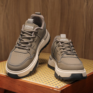 European station men's shoes 2025 new winter fashion brand high-end thick-soled casual sneakers men's versatile sports shoes