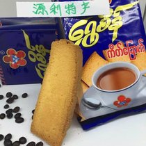 Golden Diamond dry cake blue bag Myanmar imported specialty snacks snack bubble Luda Myanmar non-spot